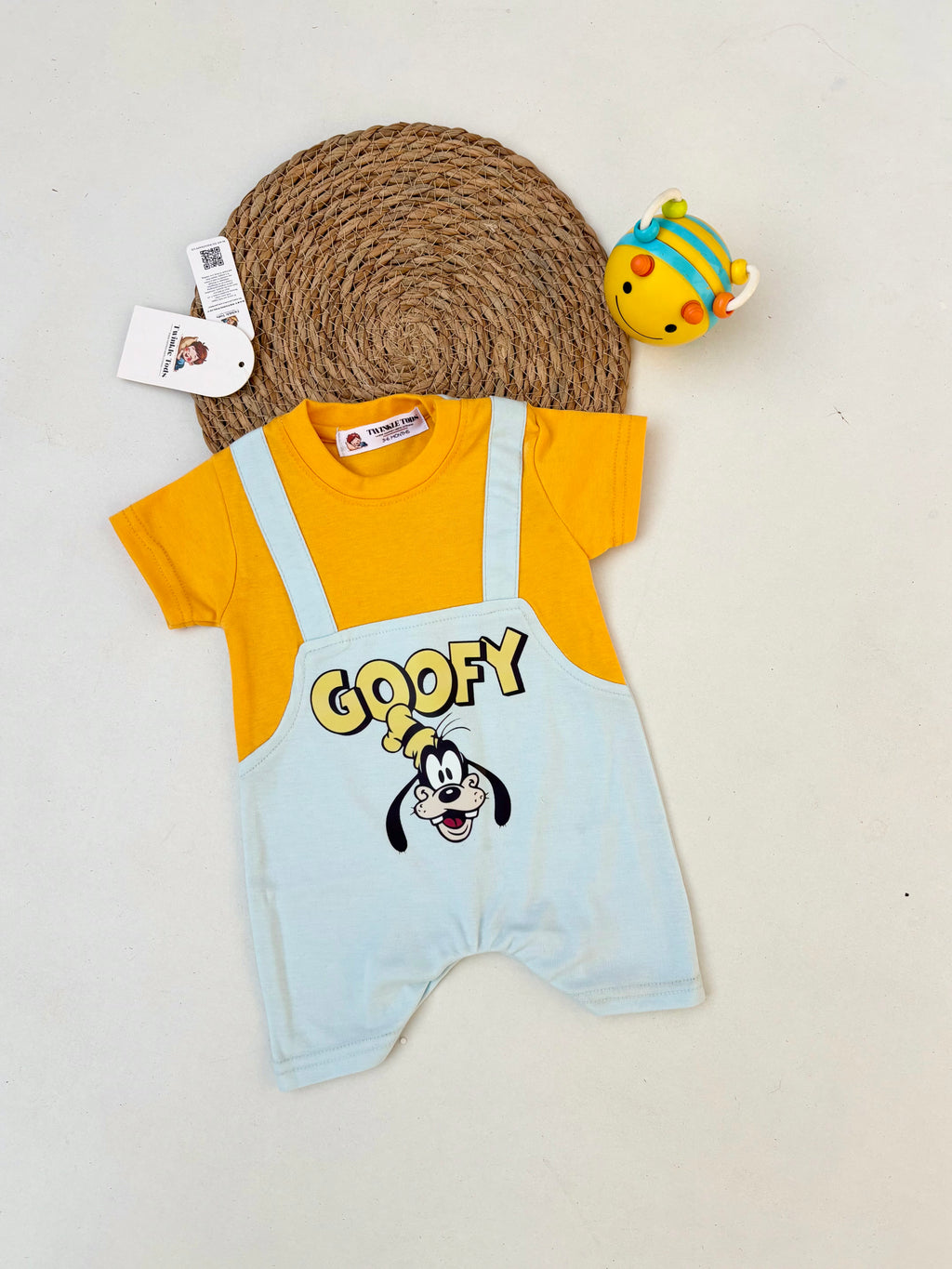 Goofy Printed Dungree Romper