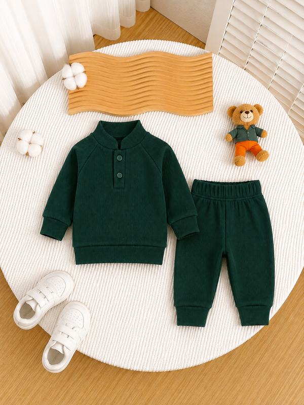 Ribbed Mockneck Set (RM-003)