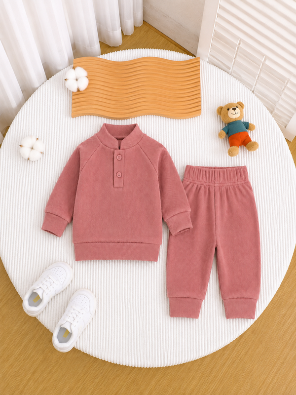Ribbed Mockneck Set (RM-006)