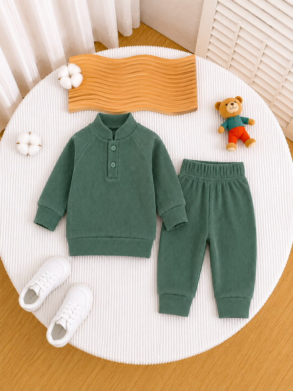 Ribbed Mockneck Set (RM-007)