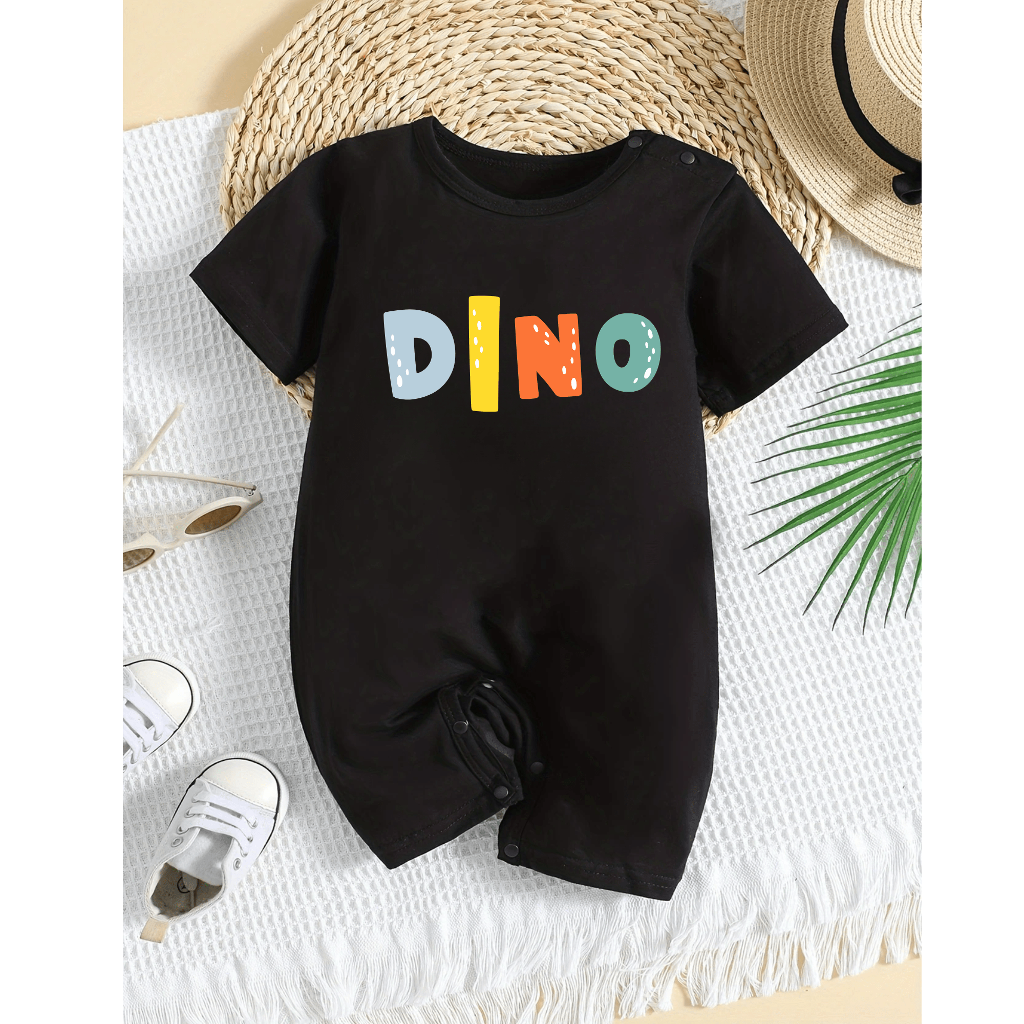 Dino Printed Romper