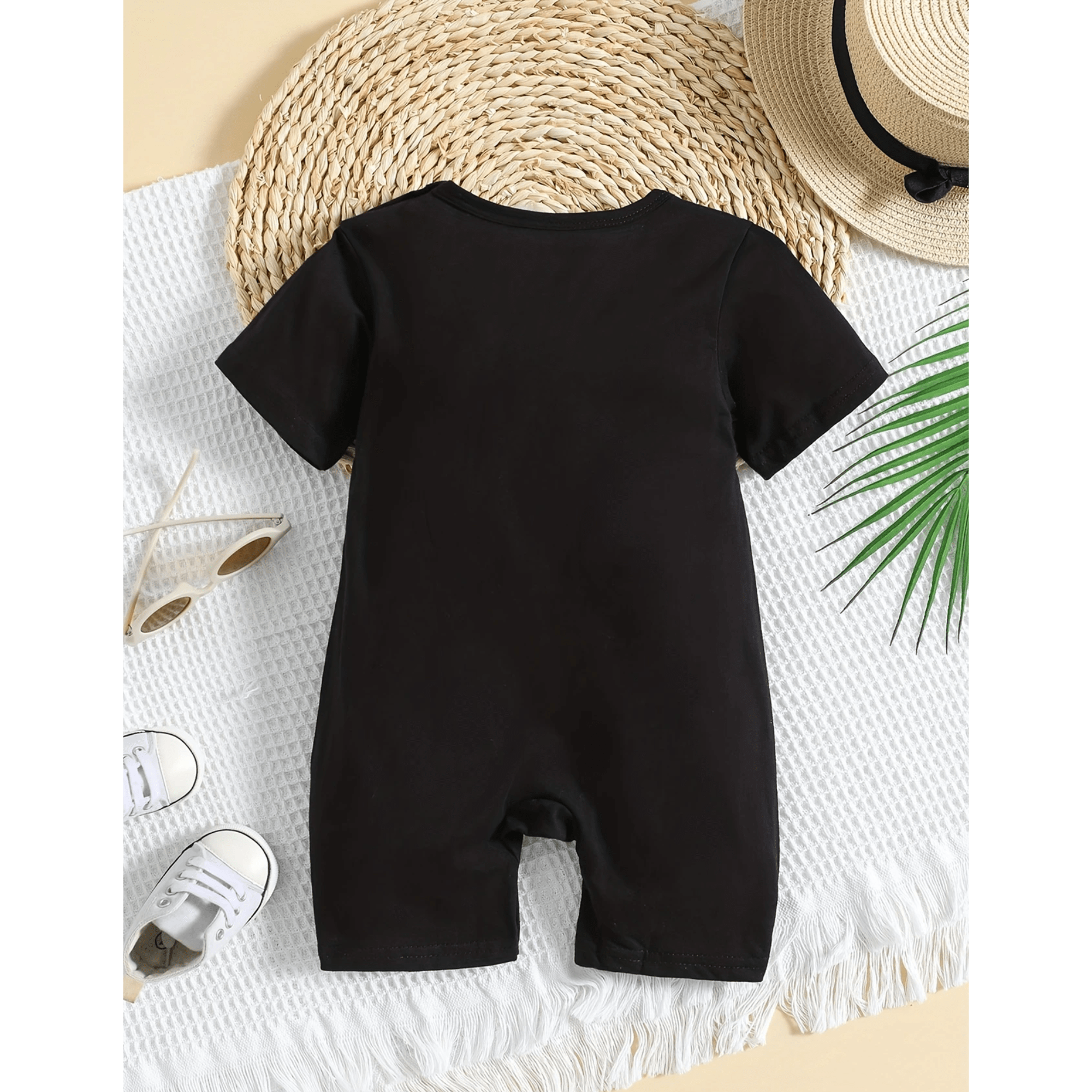 Cartoon Runner Printed Romper