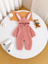 Floral Faux Fur Bunny