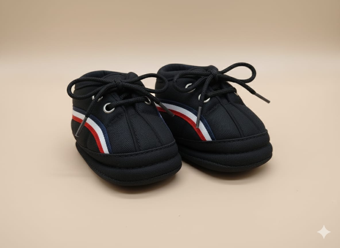 Tricolor Stripe Sneakers