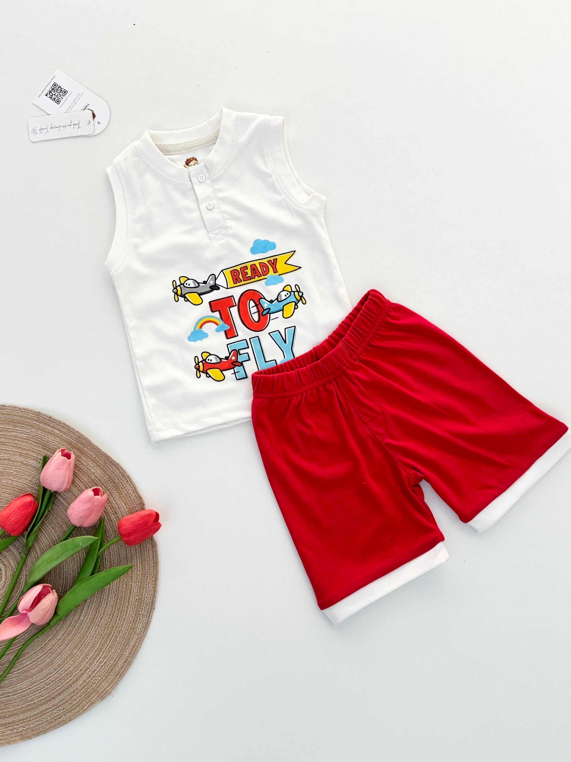 Ready to Fly Henley Sando Set