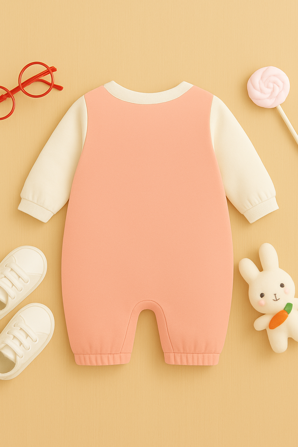 Scooter Time Winter Dungaree Romper