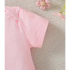 Giraffe Printed Romper (Pink)