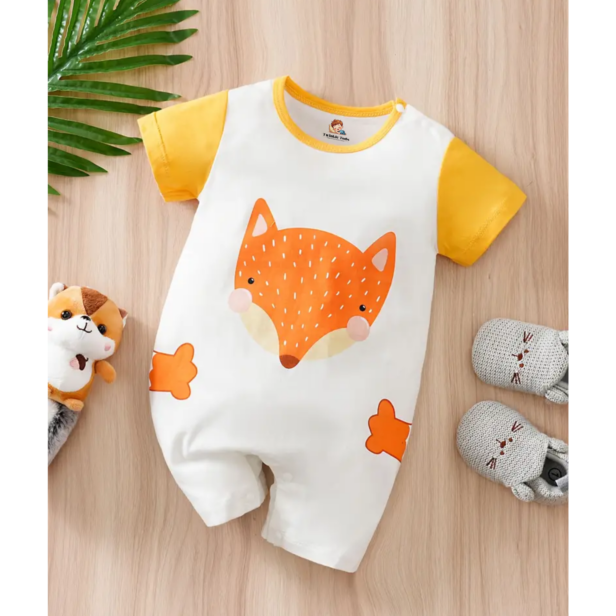 Fox Printed Romper