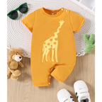 Giraffe Printed Romper