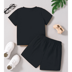 Play Dig Printed Short Set (Black)