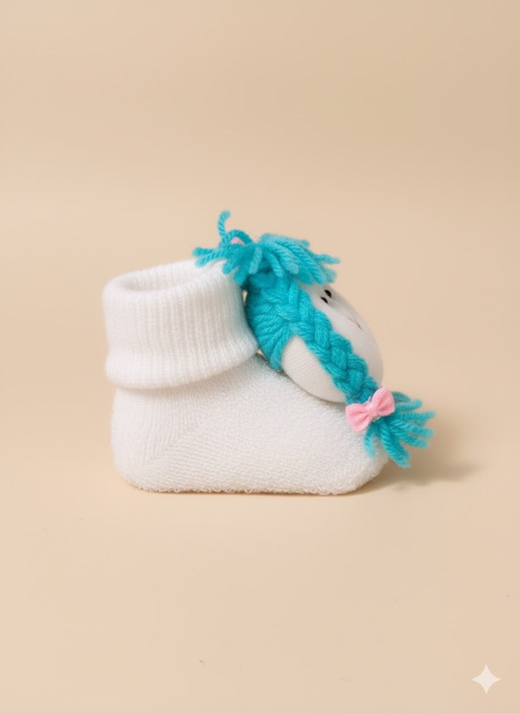 Newborn Soft Sole Trainers Shoes (Sky blue)