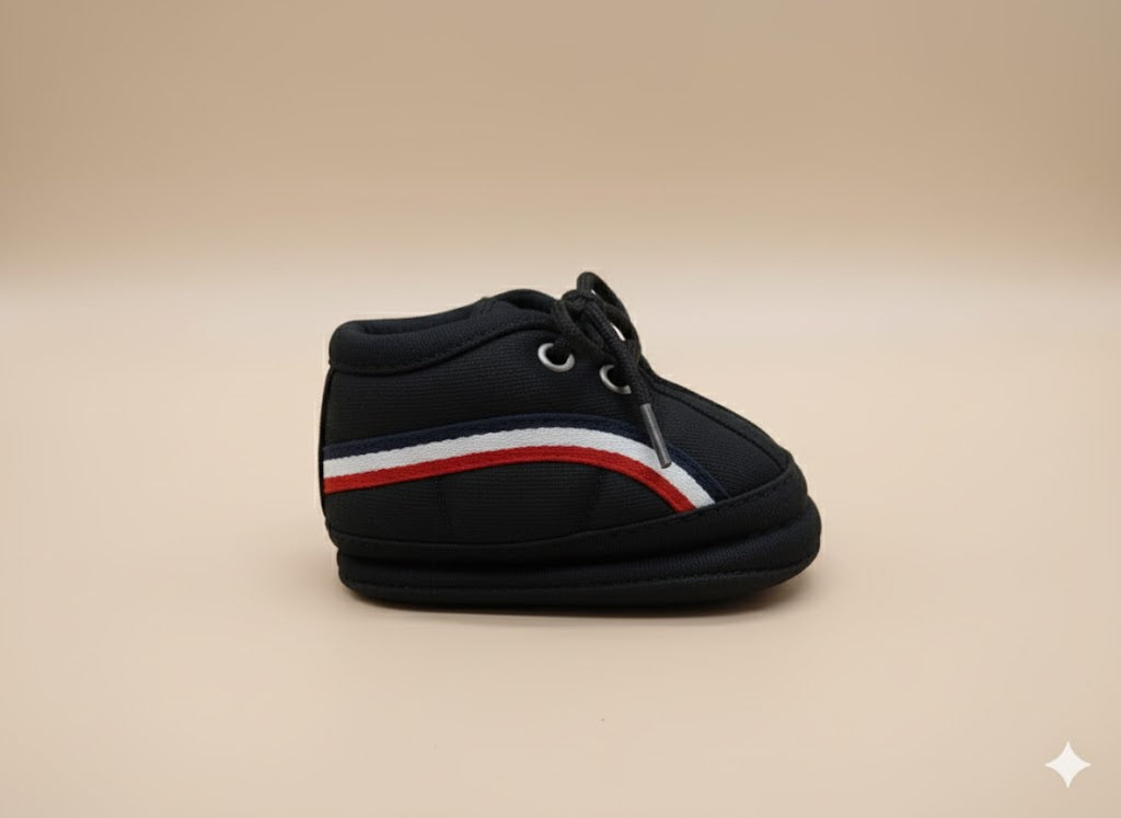 Tricolor Stripe Sneakers