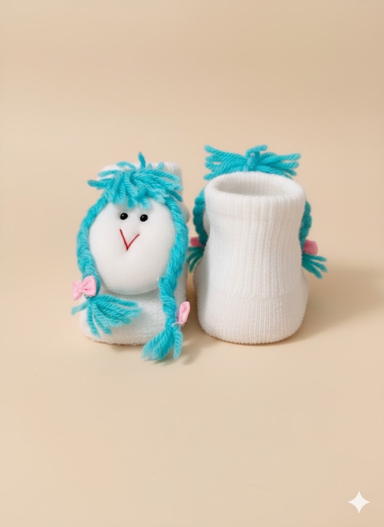 Newborn Soft Sole Trainers Shoes (Sky blue)