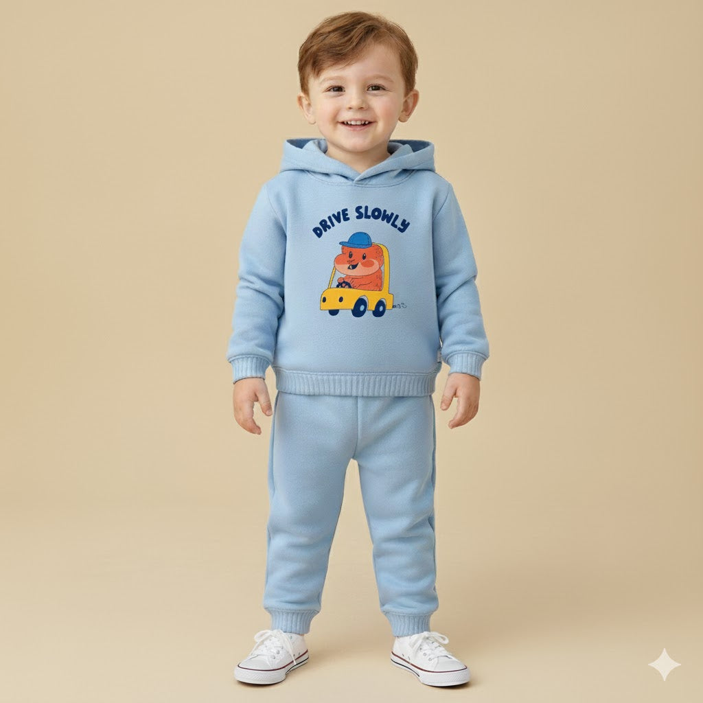 Drive Slowly Hoodie Set