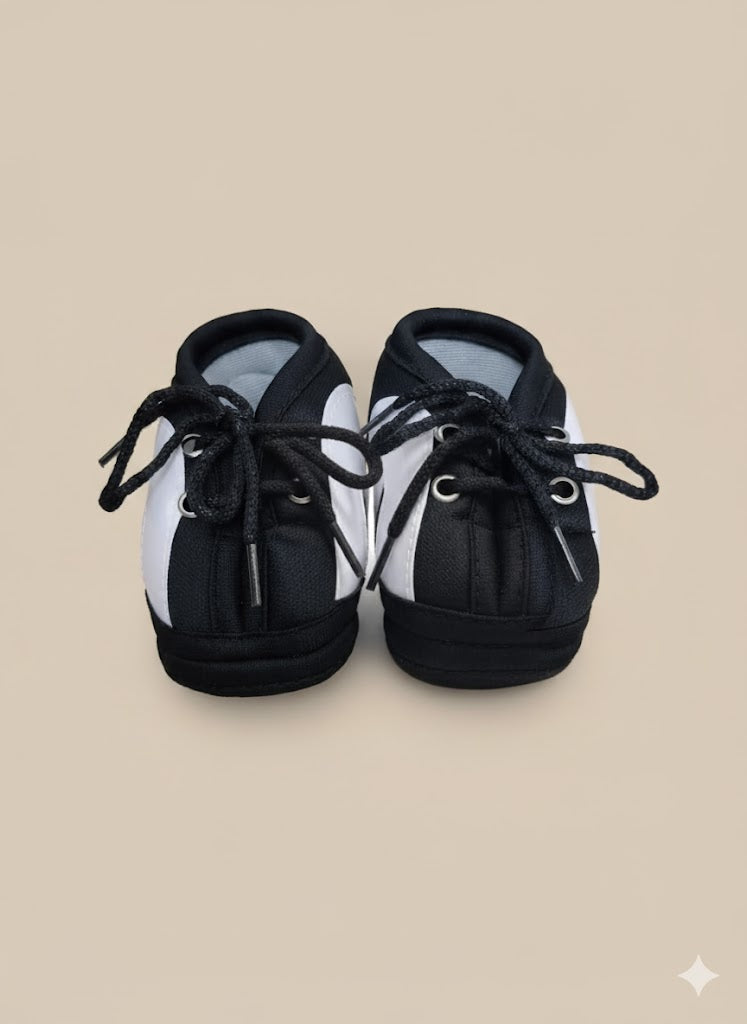 Black And White Canvas Sneakers