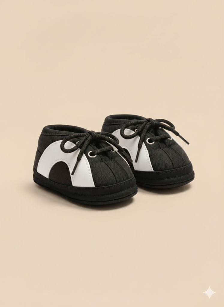 Black And White Canvas Sneakers