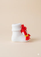 Newborn Soft Sole Trainers Shoes (Red)