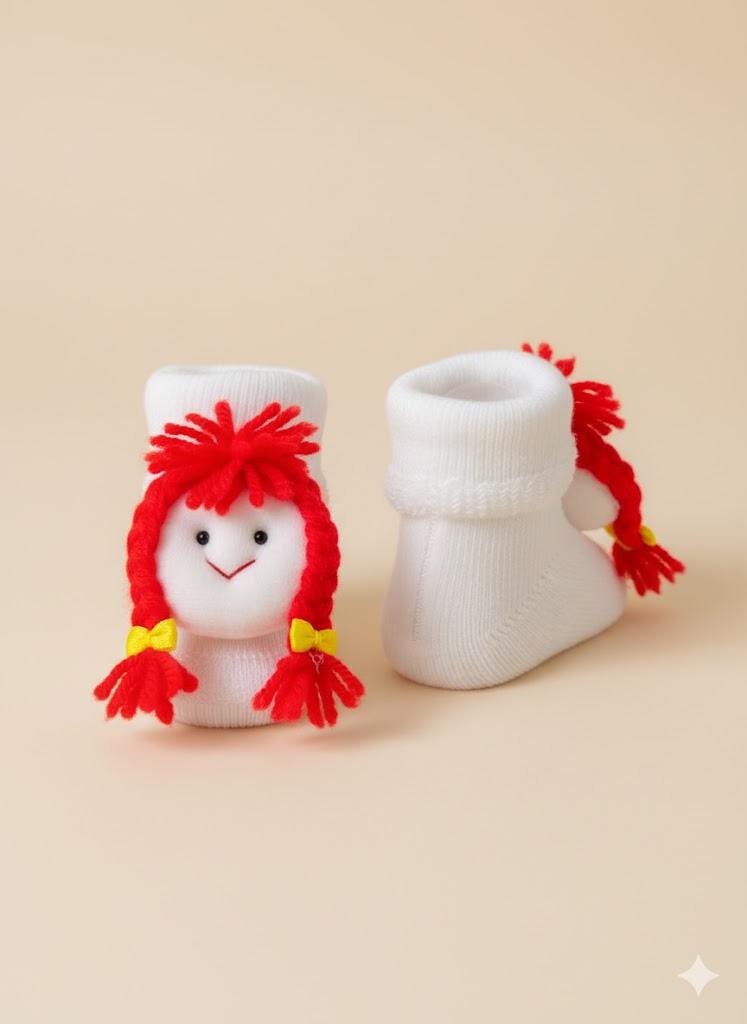 Newborn Soft Sole Trainers Shoes (Red)